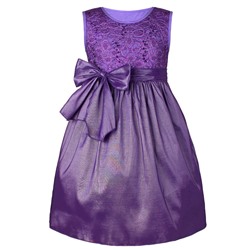 Сиреневое нарядное платье для девочки 81041-ДН17