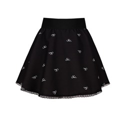 Чёрная школьная юбка для девочки 8316-ДОШ19